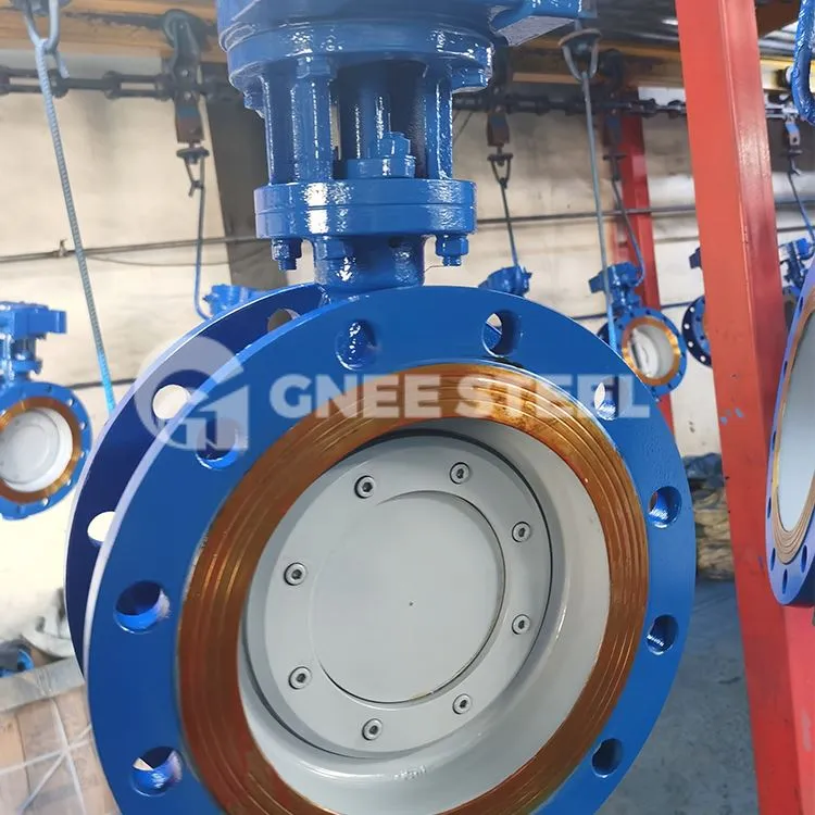 কার্বন ইস্পাত ট্রিপল এককেন্দ্রিক প্রজাপতি ভালভ