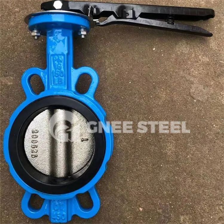কাস্ট আয়রন ওয়েফার বাটারফ্লাই ভালভ