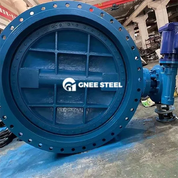 নমনীয় আয়রন ডাবল ফ্ল্যাঞ্জড প্রজাপতি ভালভ